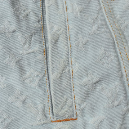 24AW モノグラム ジャガード デニム トラッカー ジャケット (Tyler the Creator Monogram Denim Jacket 1AFPTF / RM242MM KCB HRA01X)