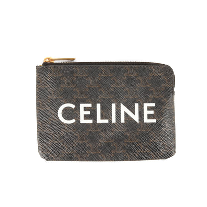 トリオンフ キャンバス コインケース (TRIOMPHE CANVAS COIN & CARD POUCH WITH HOOK)