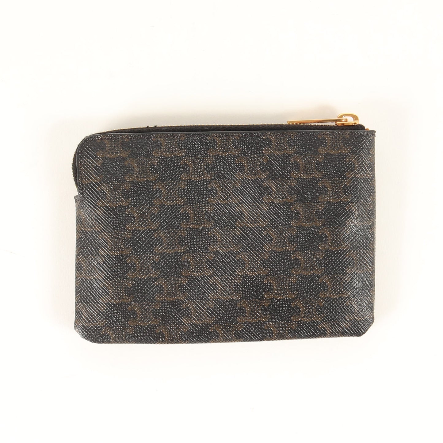 トリオンフ キャンバス コインケース (TRIOMPHE CANVAS COIN & CARD POUCH WITH HOOK)