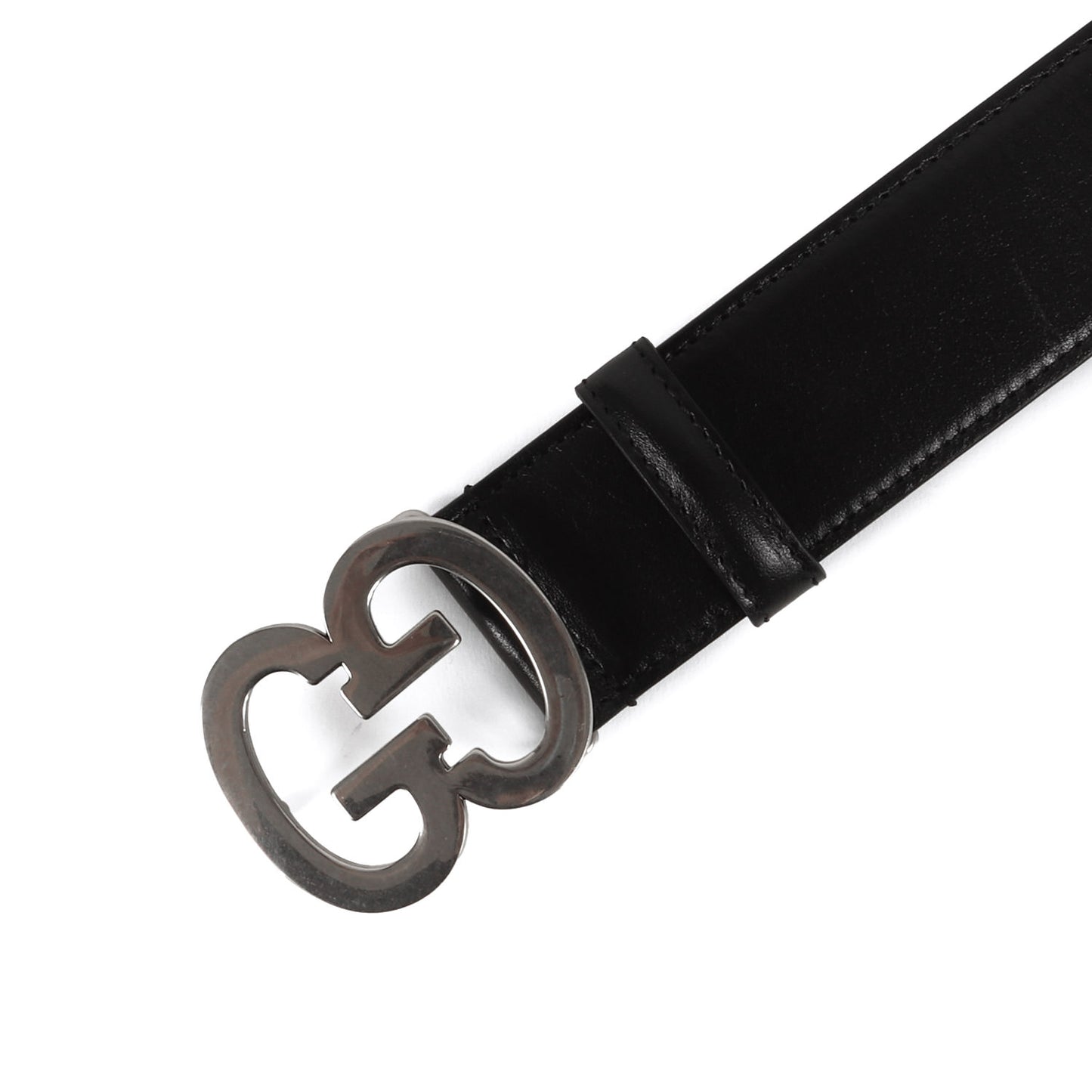GGバックル レザー ベルト (745826)