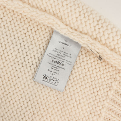 23SS DUNCAN GRANT AND CHARLESTON Vネック ローゲージ ウール ニット (383M639AT541)