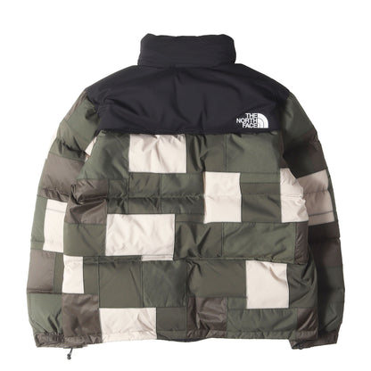 22AW × THE NORTH FACE パッチワーク ダウンジャケット (Patchwork Nuptse Jacket WJ-J914)