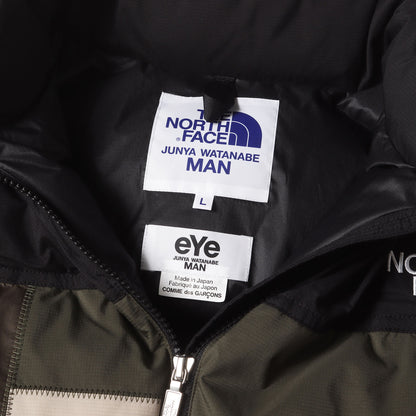22AW × THE NORTH FACE パッチワーク ダウンジャケット (Patchwork Nuptse Jacket WJ-J914)