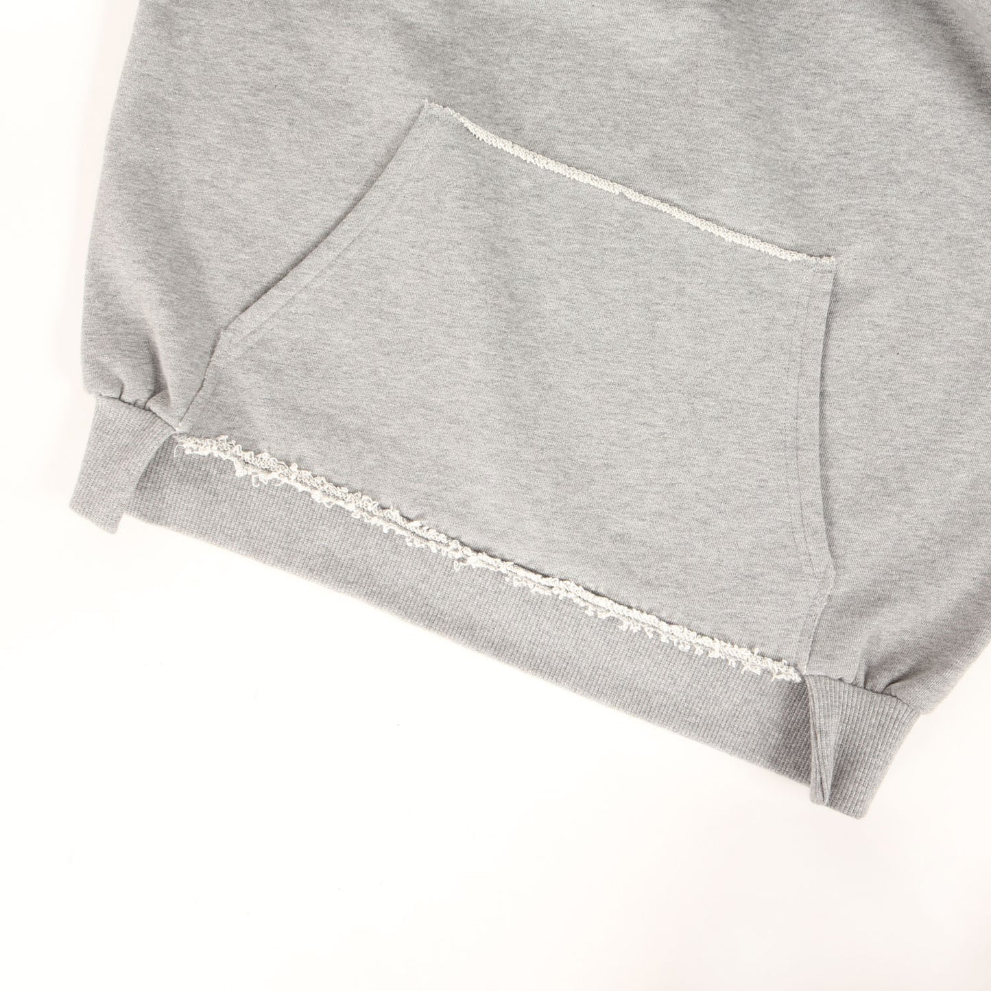 21SS スタッズ ロゴ スウェット パーカー (Loose Cotton Sweatshirt With Studs 2Y309052H) / 裏毛