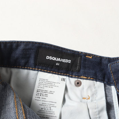 21AW ペンキ加工 スリム スキニー ストレッチ デニム パンツ (MEDIUM WASH 4 TIDY BIKER JEANS S74LB0873 S30342)
