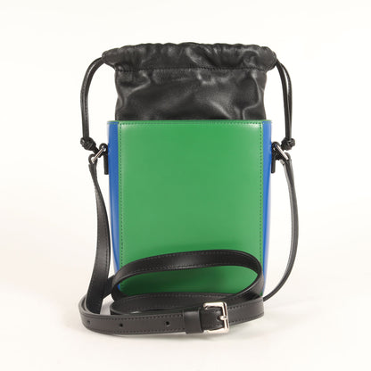 近年 現行モデル エンボス ロゴ レザー ショルダー バッグ (Paul Smith Shopper)