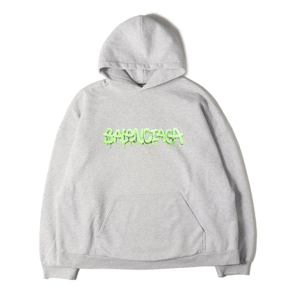 22SS スライムロゴ ワイドフィット スウェット パーカー (Slime Wide Fit Hoodie 674986 TLVF2)