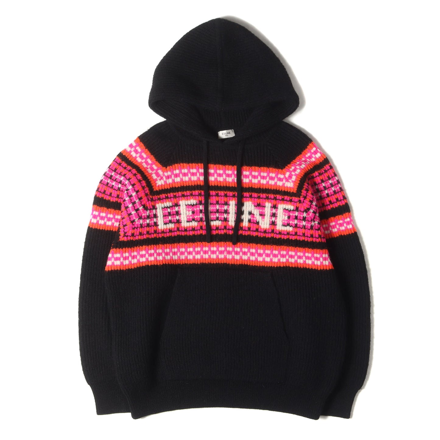 22AW ロゴ ジャガード ニット パーカー (Embroidery Hooded Sweater In Ski Jacquard Wool 2AC23579S)
