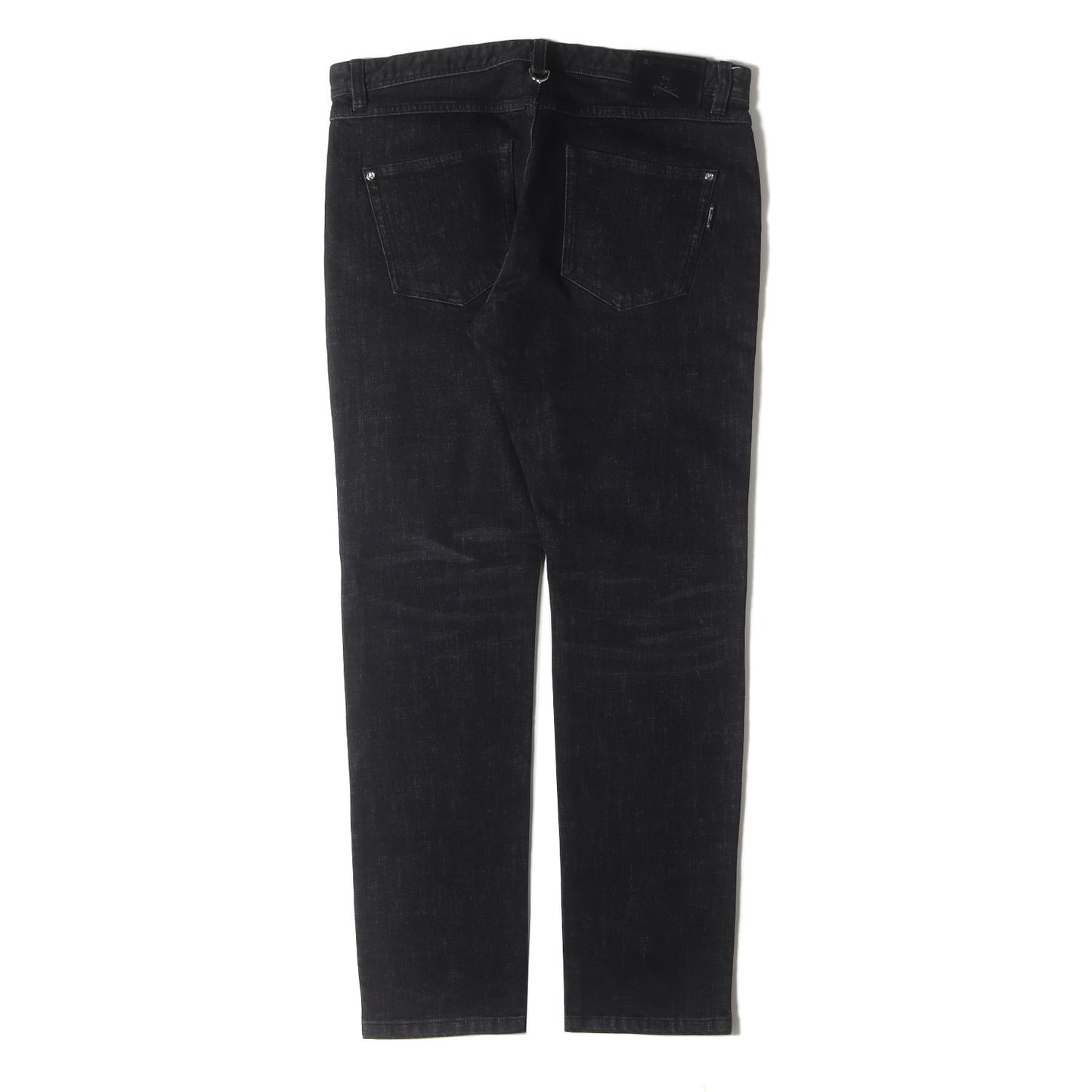 21AW ダメージ加工 スカルプリント デニムパンツ (JEANS WASH PRODUCT M21AW NZK405) / WORLD