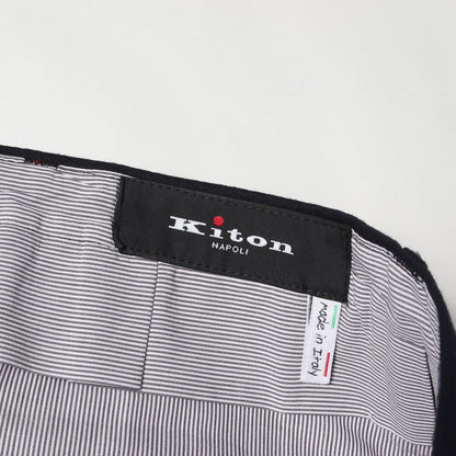近年モデル スリム テーパード サキソニー トラウザー スラックス パンツ (UFPP79K03177) / MADE IN ITALY