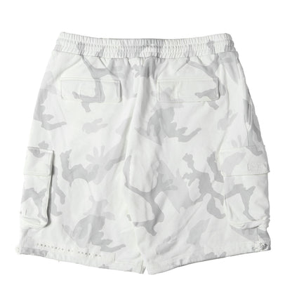 22SS ツータック カモ カーゴ ショート パンツ (Jersey jogging shorts with logo tag)