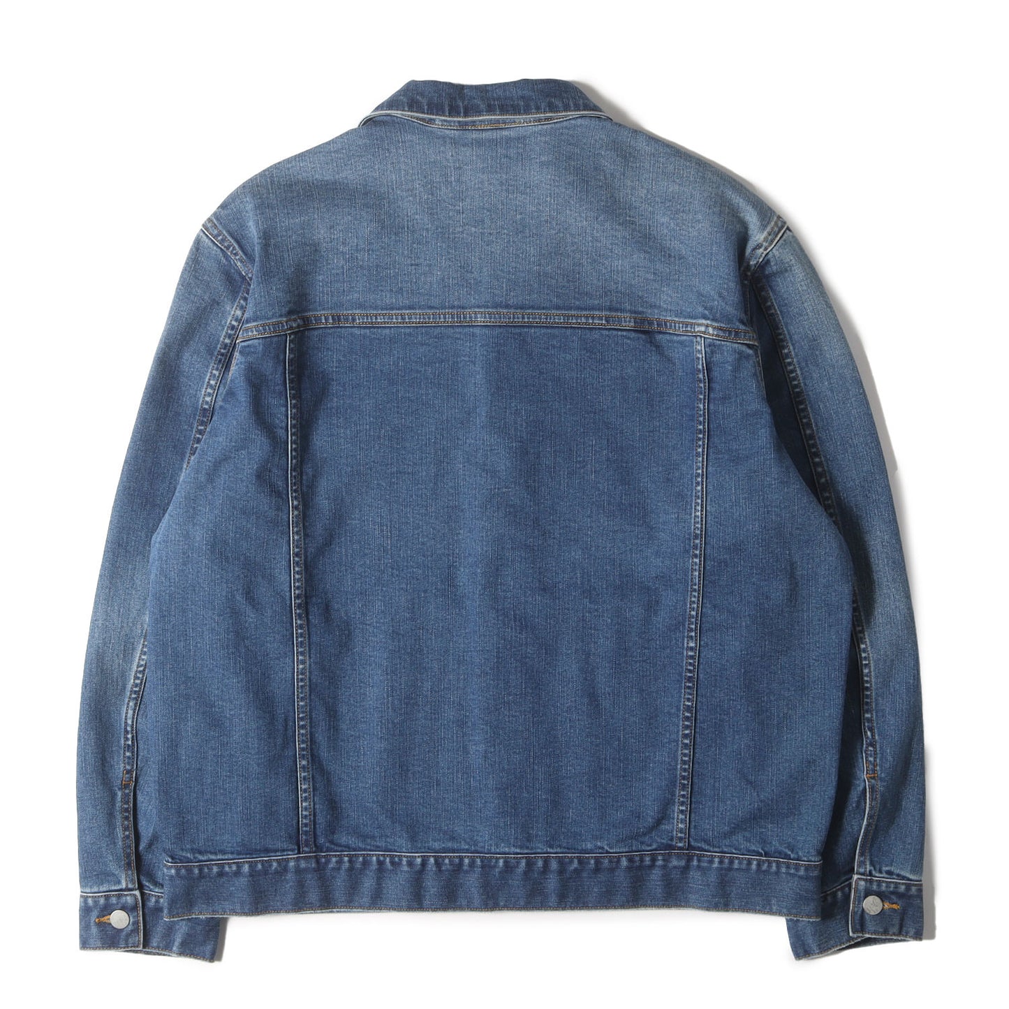 23SS フライフロント ストレッチ デニム トラッカー ジャケット (SUPIMA CO STRETCH DENIM DENIM JACKET AB31-061)