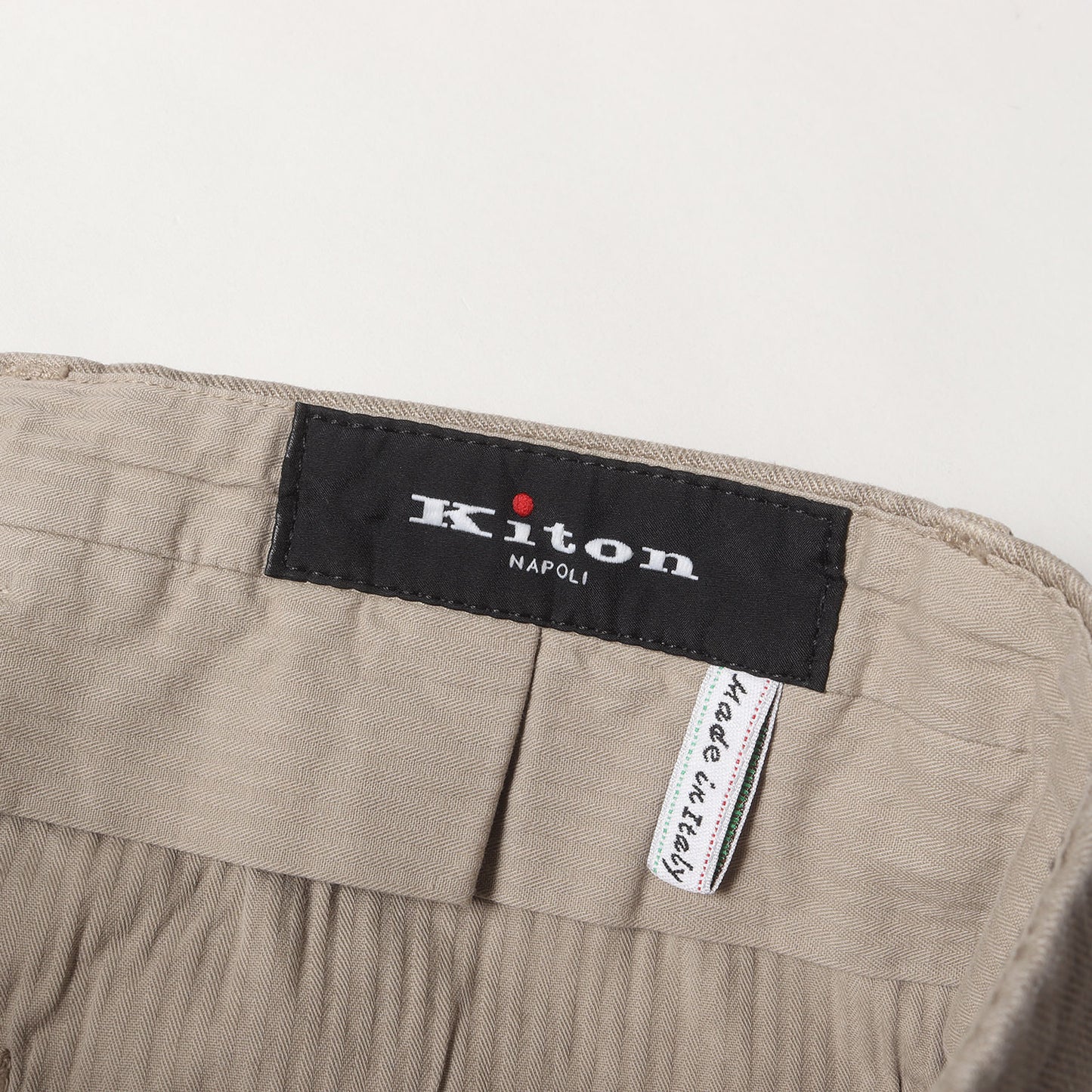 近年モデル スリム ストレート ストレッチ リネン トラウザー スラックス パンツ (UFPP79J06P73) / MADE IN ITALY