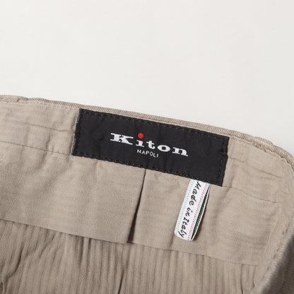 近年モデル スリム ストレート ストレッチ リネン トラウザー スラックス パンツ (UFPP79J06P73) / MADE IN ITALY
