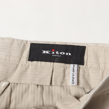 近年モデル スリム ストレート ストレッチ リネン トラウザー スラックス パンツ (UFPP79 8G0808) / MADE IN ITALY