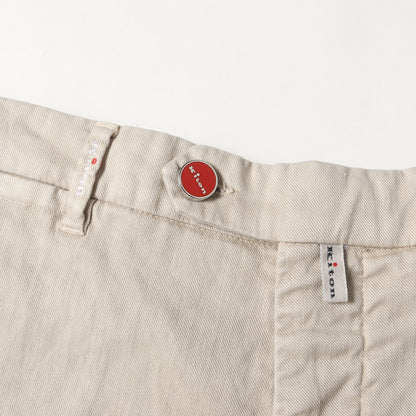 近年モデル スリム ストレート ストレッチ リネン トラウザー スラックス パンツ (UFPP79 8G0808) / MADE IN ITALY