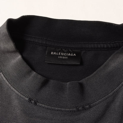 24AW ダメージ加工 グラフィック ロゴ Tシャツ