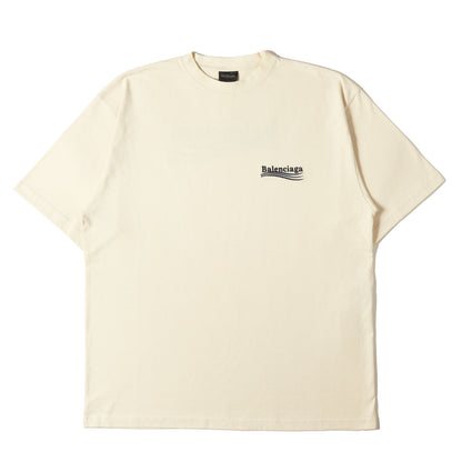 23SS キャンペーンロゴ 刺繍 Tシャツ (Political Campaign Large Fit T-shirt)