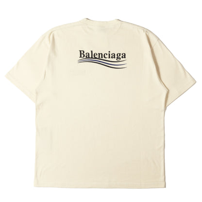 23SS キャンペーンロゴ 刺繍 Tシャツ (Political Campaign Large Fit T-shirt)