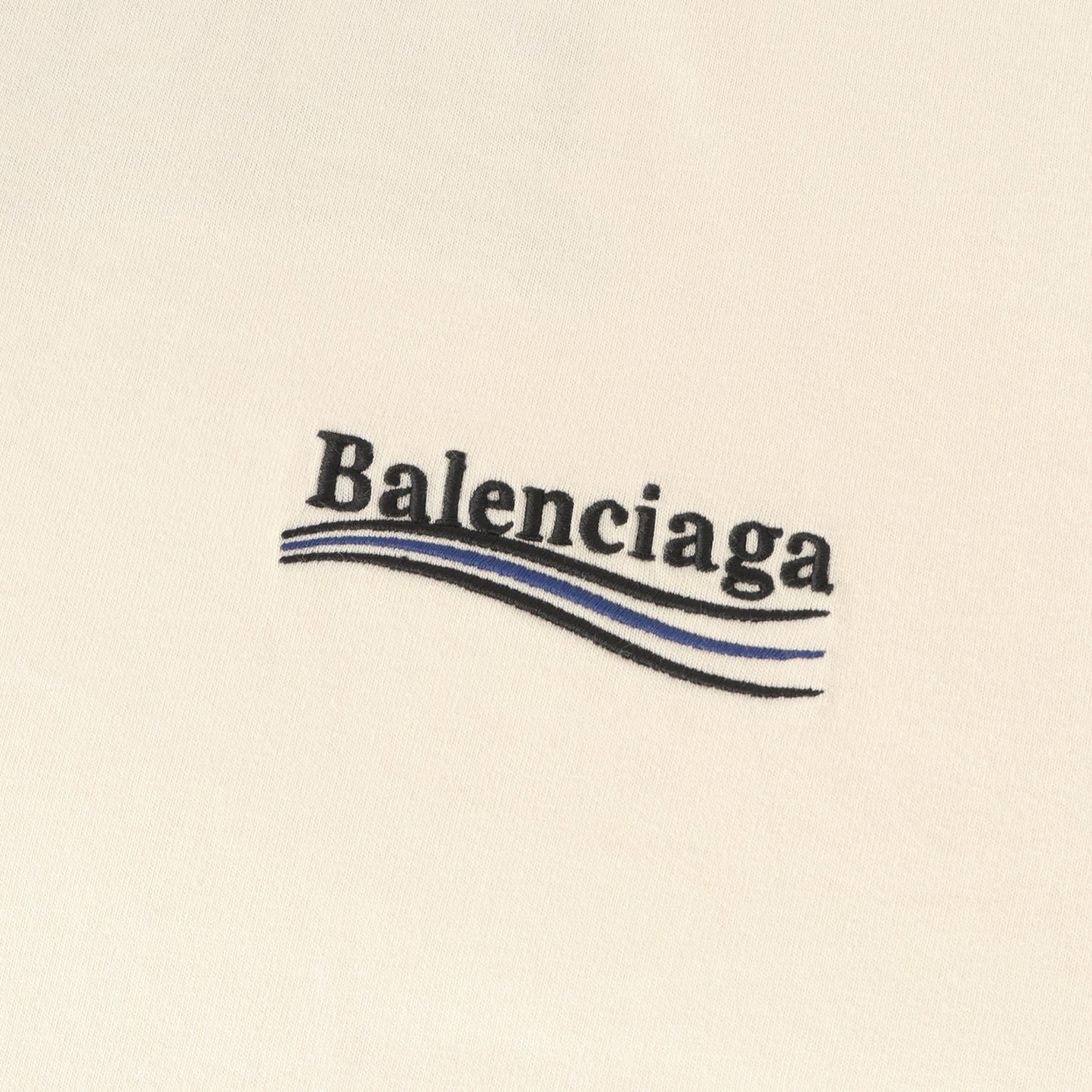 23SS キャンペーンロゴ 刺繍 Tシャツ (Political Campaign Large Fit T-shirt)