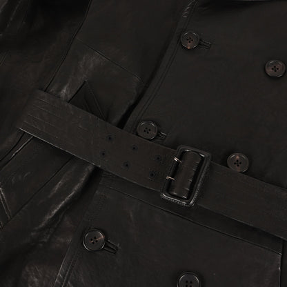 ラムレザー トレンチコート