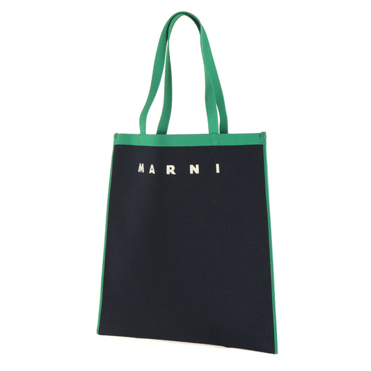 22SS ロゴ ジャガード ショルダー トートバッグ