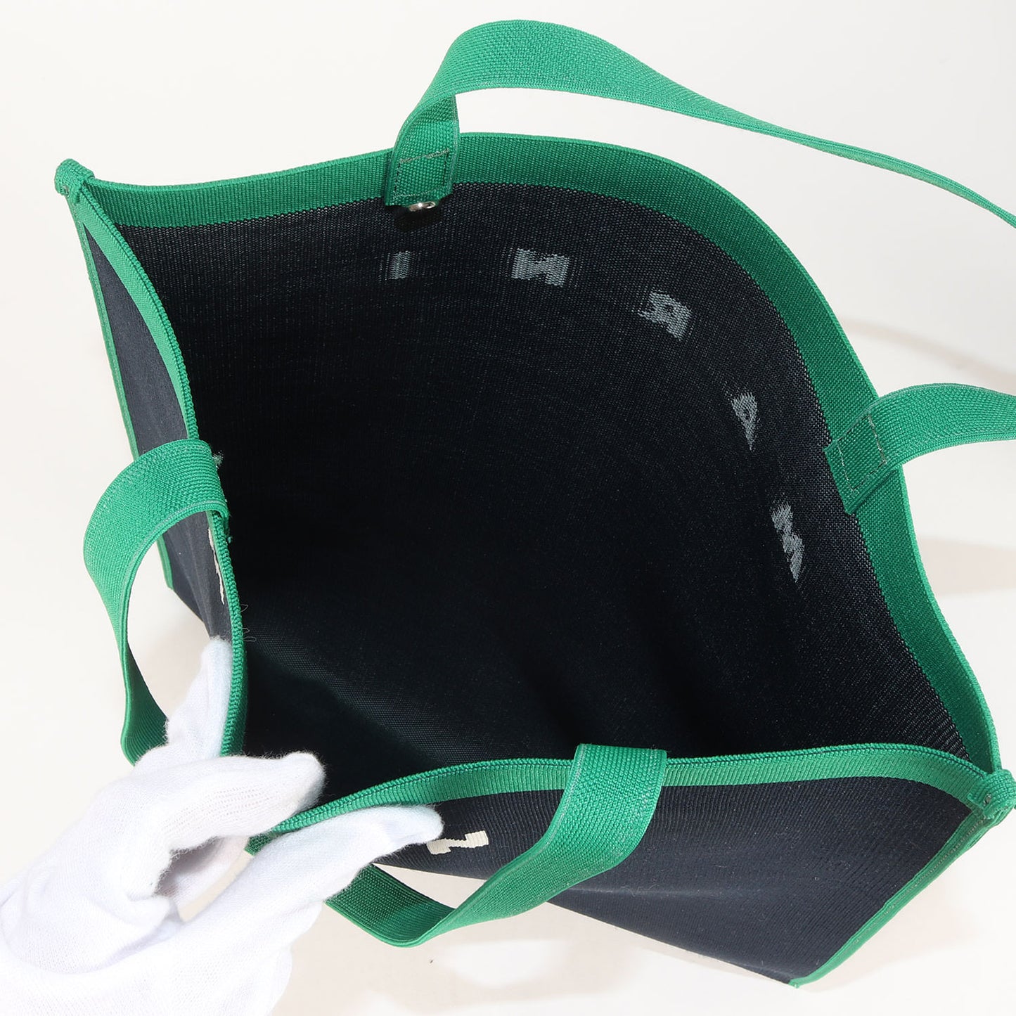 22SS ロゴ ジャガード ショルダー トートバッグ