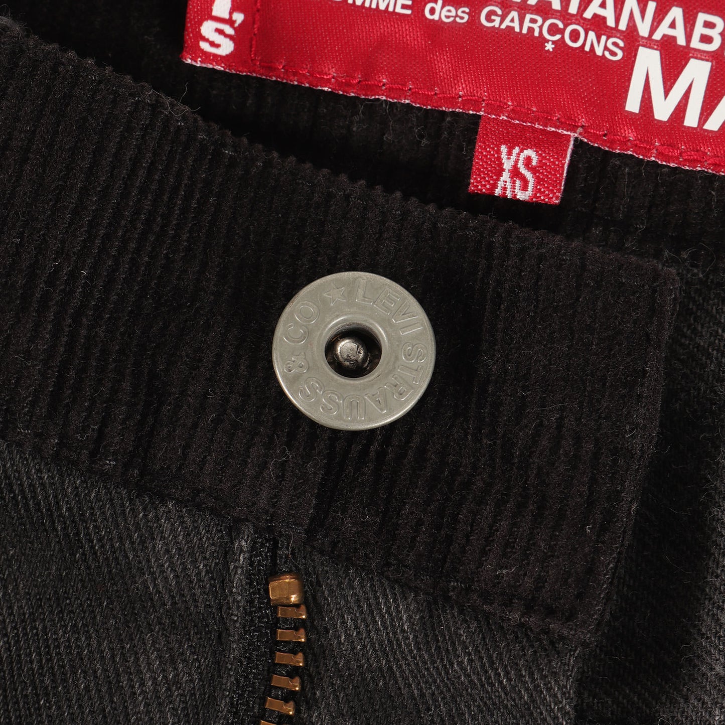 × Levi's フェード ヴィンテージ加工 パッチワーク 刺繍 スリム ストレート デニム パンツ