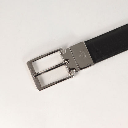 スクエアバックル リバーシブル レザー ベルト