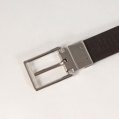 スクエアバックル リバーシブル レザー ベルト