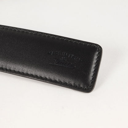 スクエアバックル リバーシブル レザー ベルト