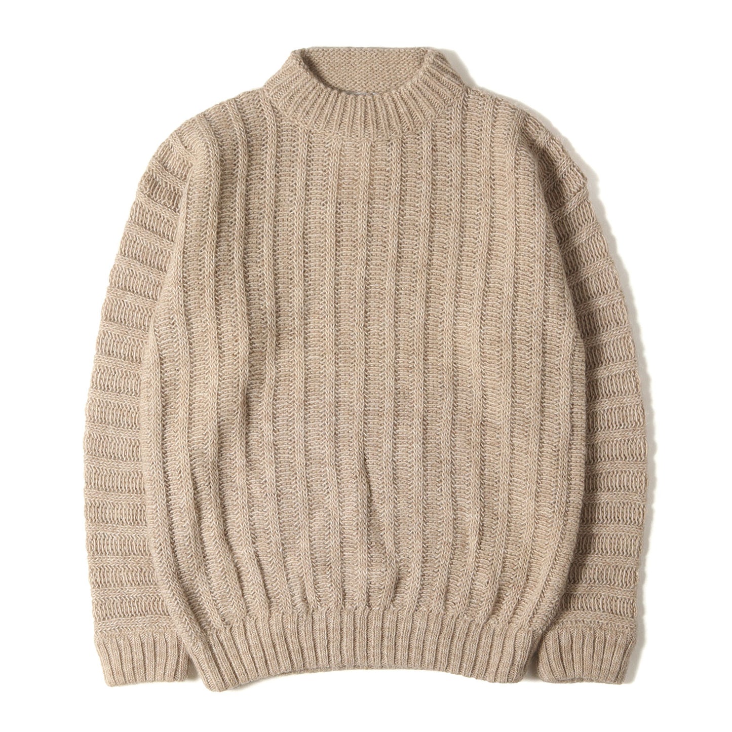 80s DEADSTOCK ボトルネック アルパカ ニット セーター / LE COLLEZIONI