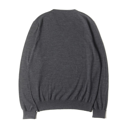 Vネック ハイゲージ ニット セーター