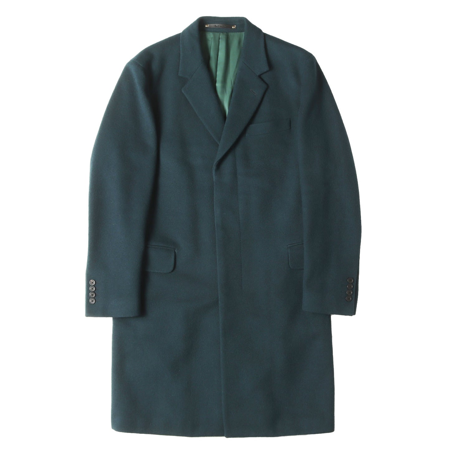 22AW フライフロント カシミヤ メルトン 3B チェスターコート / MADE In JAPAN