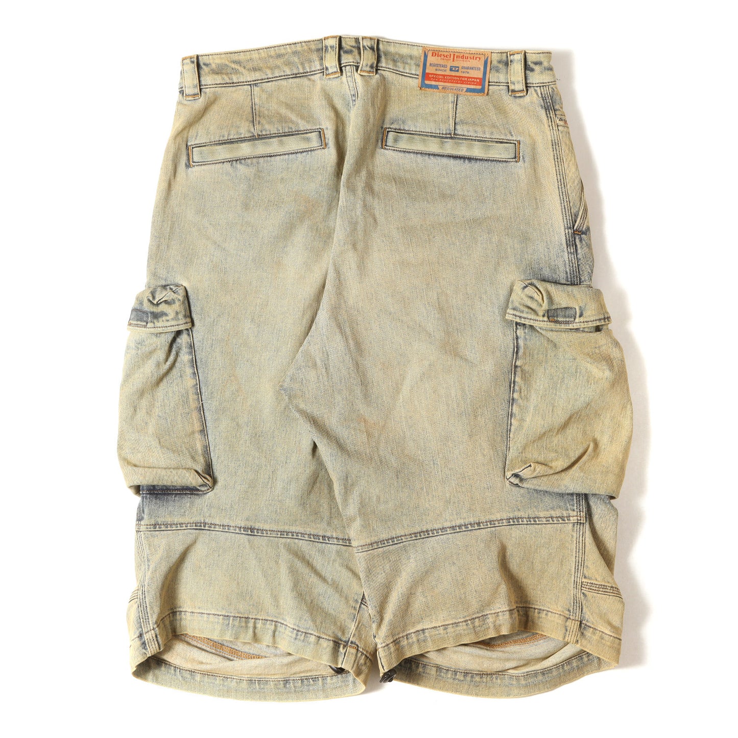 24SS 日本限定 ヴィンテージ加工 デニム クロップド パンツ (JP-D-ARNE-SHORT-A CALZONCINI)