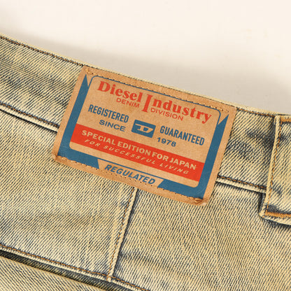 24SS 日本限定 ヴィンテージ加工 デニム クロップド パンツ (JP-D-ARNE-SHORT-A CALZONCINI)