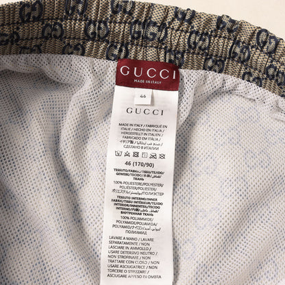 25SS GG プリント テック スイム ショーツ (GG Printed Tech Swim Shorts)