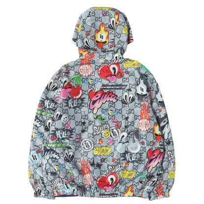 24SS × Hattie Stewart リバーシブル フーデッド ジップブルゾン (Reversible Cotton Ripstop Jacket)