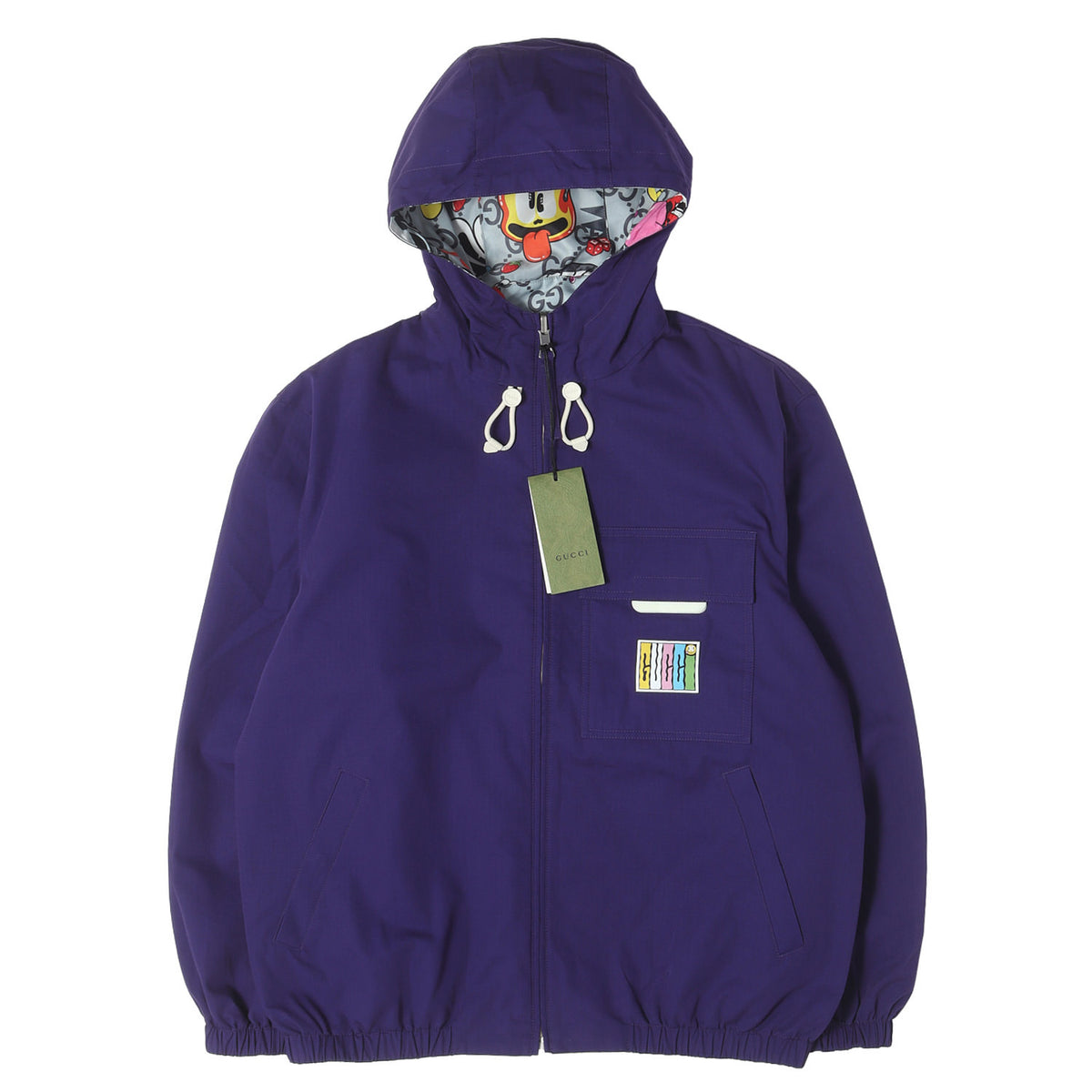 24SS × Hattie Stewart リバーシブル フーデッド ジップブルゾン (Reversible Cotton Ripstop Jacket)
