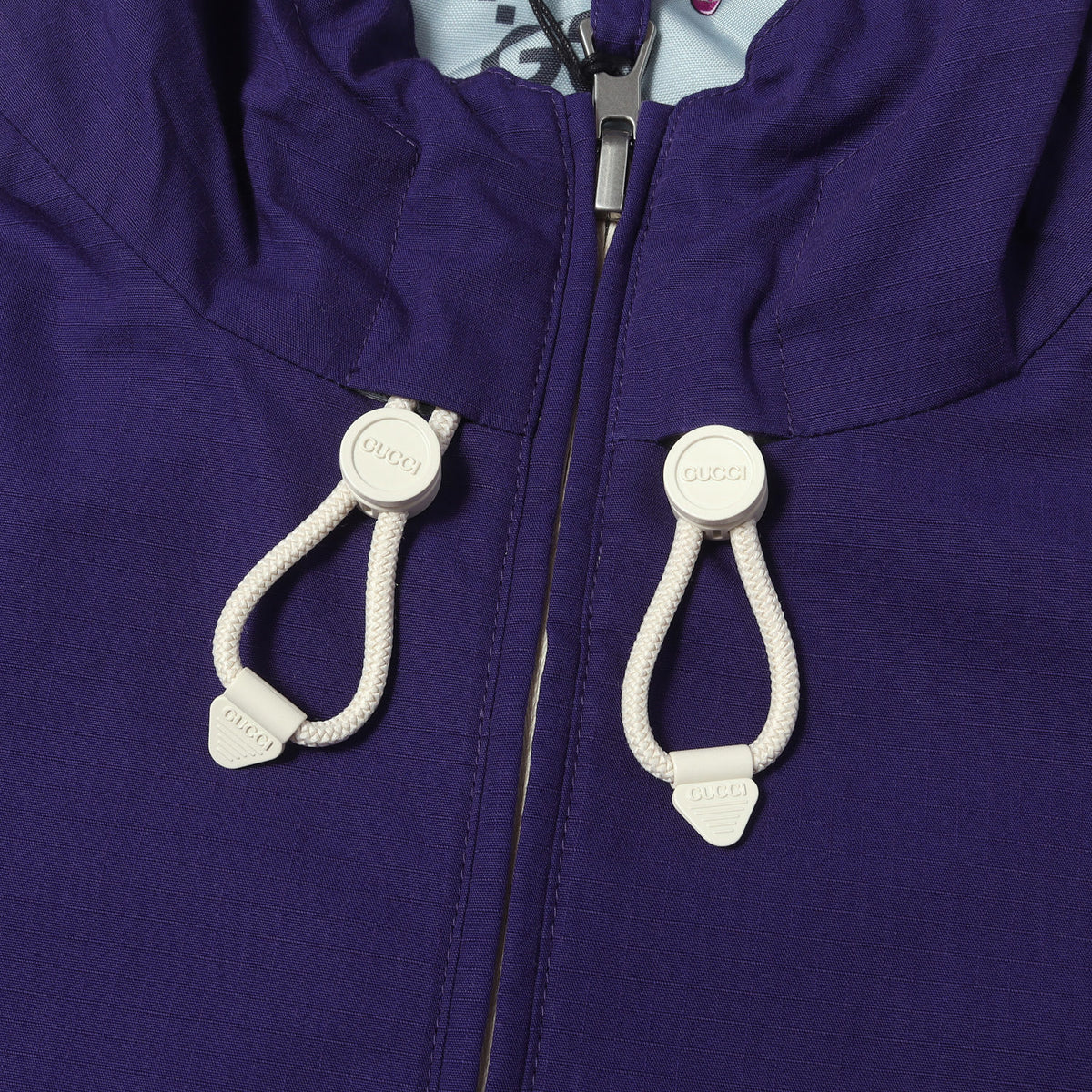 24SS × Hattie Stewart リバーシブル フーデッド ジップブルゾン (Reversible Cotton Ripstop Jacket)