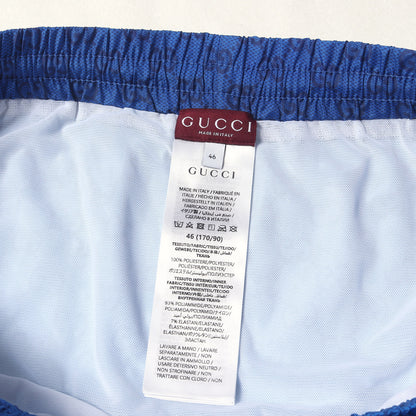 25SS グラデーションGG ボード ショーツ (Printed technical poplin swim shorts)