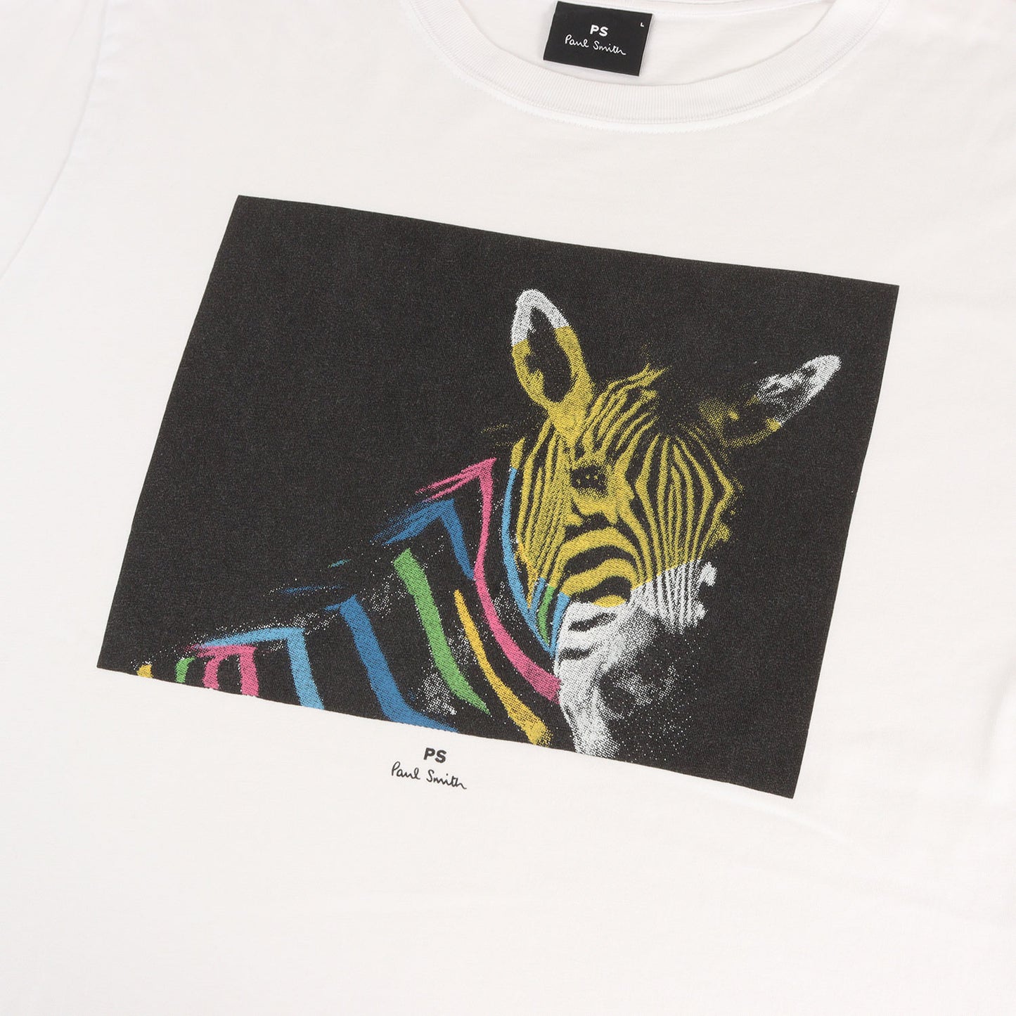 ゼブラ グラフィック ロゴ Tシャツ