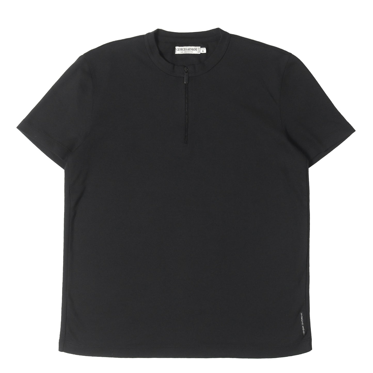 90s ハーフジップ モックネック Tシャツ / LE COLLEZIONI
