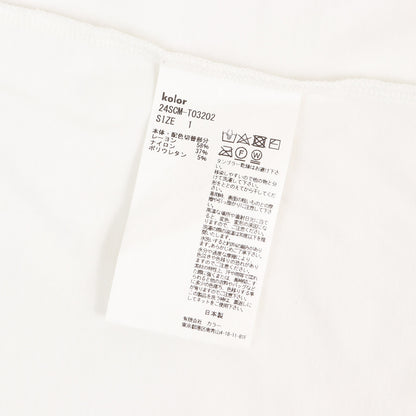 24SS ライトポンチ ハイネック カットソー