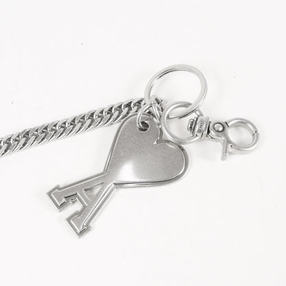 23AW アイコン ウォレット チェーン (Silver Ami de Coeur Keychain)