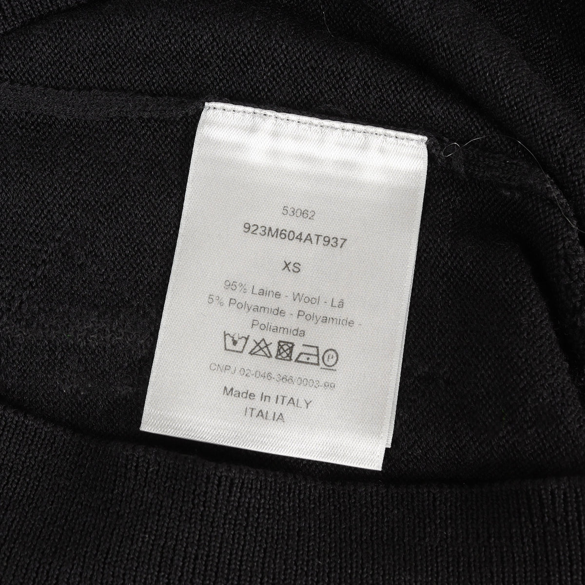 オパール加工 オブリーク ニット セーター (DIOR OBLIQUE DEVORE SWEATER)