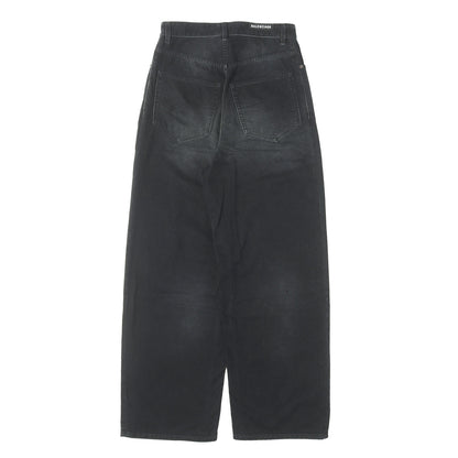 23SS フェード加工 ブラックデニム バギーパンツ (Baggy Soft Denim Pants) / UNISEX