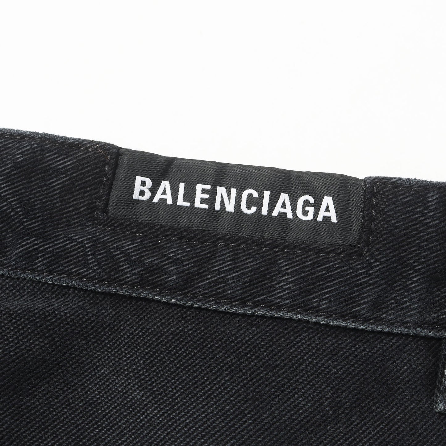 23SS フェード加工 ブラックデニム バギーパンツ (Baggy Soft Denim Pants) / UNISEX