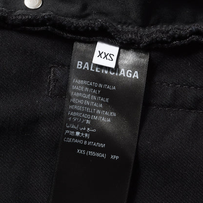 23SS フェード加工 ブラックデニム バギーパンツ (Baggy Soft Denim Pants) / UNISEX