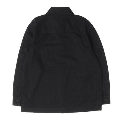 25SS カサンドラロゴ刺繍 デニムシャツ (CASSANDRE OVERSHIRT IN COTTON LINEN GABARDINE)